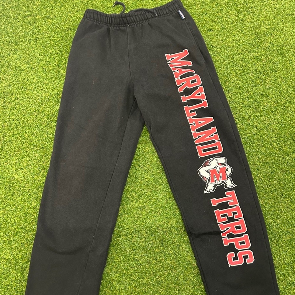Jansport Maryland Terps‎ Sweatpants Black Mens Small NCAA Terrapins Joggers